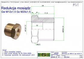 Gw M12x1,5 Gz M20x1,5